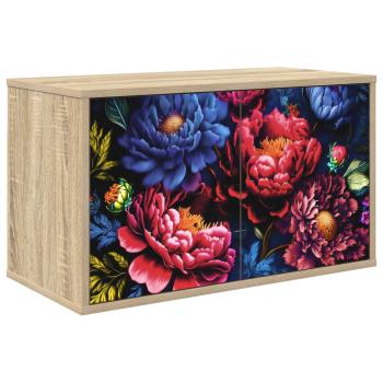ARDEBO.de - Wandmontierter TV-Schrank KIEL 69 x 33 x 40 cm Sonoma-Eiche