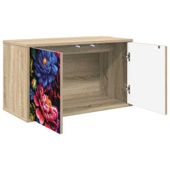 Wandmontierter TV-Schrank KIEL 69 x 33 x 40 cm Sonoma-Eiche