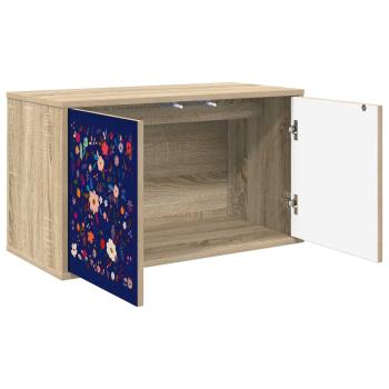 Wandmontierter TV-Schrank MAINZ 69 x 33 x 40 cm Sonoma-Eiche