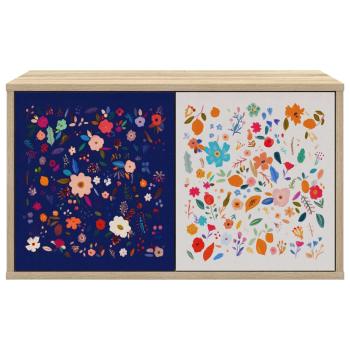 Wandmontierter TV-Schrank MAINZ 69 x 33 x 40 cm Sonoma-Eiche