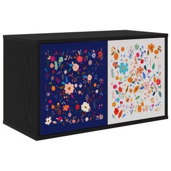ARDEBO.de - Wandmontierter TV-Schrank MAINZ 69 x 33 x 40 cm Holzwerkstoff