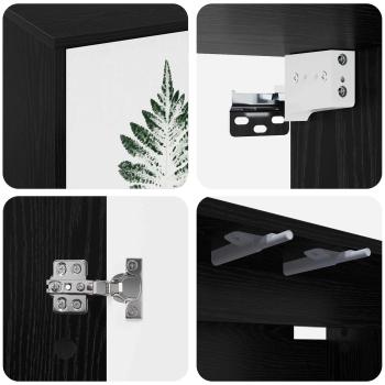Wandmontierter TV-Schrank HANAU 69 x 33 x 40 cm Holzwerkstoff