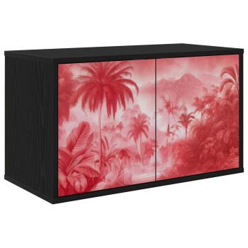 ARDEBO.de - Wandmontierter TV-Schrank AACHEN 69 x 33 x 40 cm Holzwerkstoff
