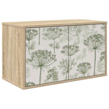 ARDEBO.de - Wandmontierter TV-Schrank GOTHA 69 x 33 x 40 cm Sonoma-Eiche