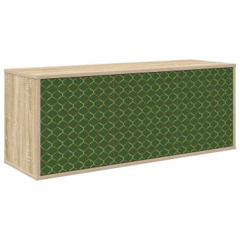 ARDEBO.de - Wandmontierter TV-Schrank GELEEN 102 x 33 x 40 cm Sonoma-Eiche
