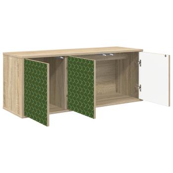 Wandmontierter TV-Schrank GELEEN 102 x 33 x 40 cm Sonoma-Eiche