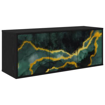 Wandmontierter TV-Schrank WIJHE 102 x 33 x 40 cm Holzwerkstoff