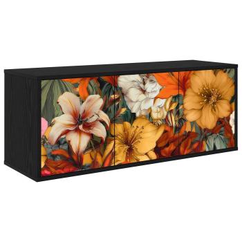 ARDEBO.de - Wandmontierter TV-Schrank GENNEP 102 x 33 x 40 cm Holzwerkstoff