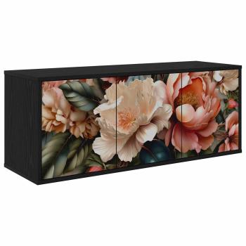 ARDEBO.de - Wandmontierter TV-Schrank BORNE 102 x 33 x 40 cm Holzwerkstoff