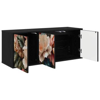 Wandmontierter TV-Schrank BORNE 102 x 33 x 40 cm Holzwerkstoff