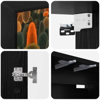 Wandmontierter TV-Schrank ZAANDAM 102 x 33 x 40 cm