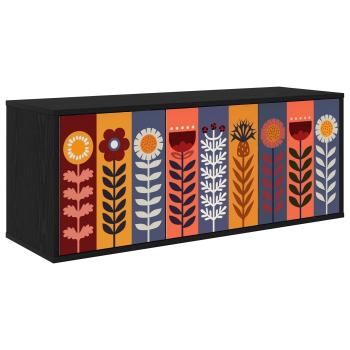 ARDEBO.de - Wandmontierter TV-Schrank ESSEN 102 x 33 x 40 cm Holzwerkstoff