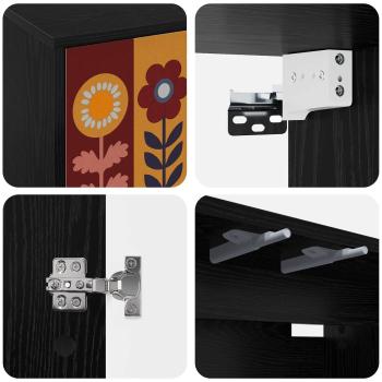 Wandmontierter TV-Schrank ESSEN 102 x 33 x 40 cm Holzwerkstoff