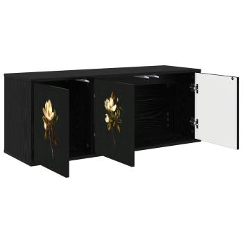 Wandmontierter TV-Schrank BREMEN 102 x 33 x 40 cm Holzwerkstoff