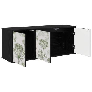 Wandmontierter TV-Schrank GOTHA 102 x 33 x 40 cm Holzwerkstoff