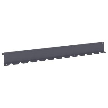 Raseneinfassung 20 stk. 102 x 10 x 4 cm Stahl Anthrazit