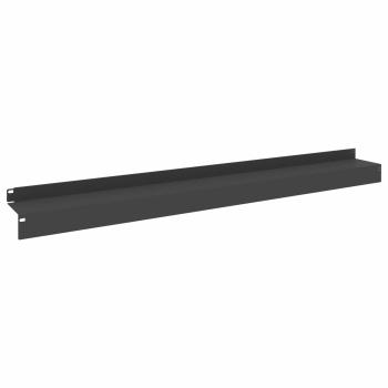 Raseneinfassung 20 stk. 100 x 10 x 8 cm Stahl Schwarz