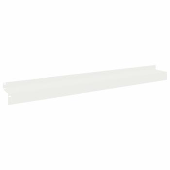 Raseneinfassung 30 Stk. 100 x 10 x 8 cm Stahl Weiß
