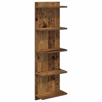 Wandregal Altholz 30 x 15 x 100 cm Holzwerkstoff