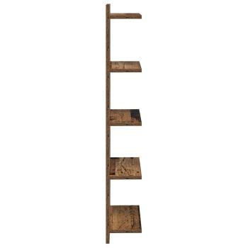 Wandregal Altholz 30 x 15 x 100 cm Holzwerkstoff