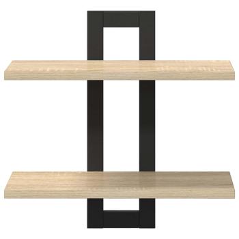 Schweberegale Sonoma-Eiche 40 x 15 x 40 cm Holzwerkstoff
