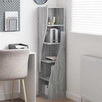 Eckschrank 32x32x140cm Holzwerkstoff Sonoma-Grau