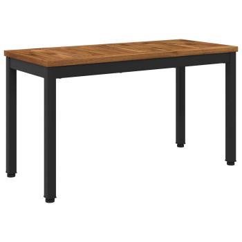 ARDEBO.de - Gartenbank 80,5 x 35 x 45 cm Massivholz Akazie Rechtwinklig