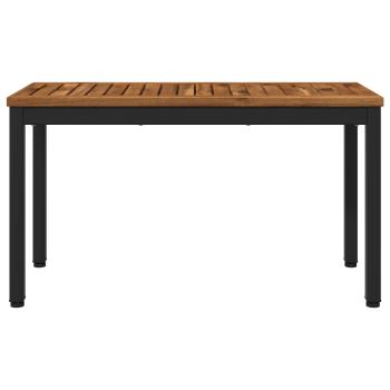 Gartenbank 80,5 x 35 x 45 cm Massivholz Akazie Rechtwinklig