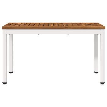 Gartenbank 80,5 x 35 x 45 cm Massivholz Akazie Rechtwinklig