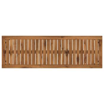Gartenbank 108,5 x 35 x 45 cm Massivholz Akazie Rechtwinklig