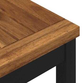 Gartenbank 108,5 x 35 x 45 cm Massivholz Akazie Rechtwinklig