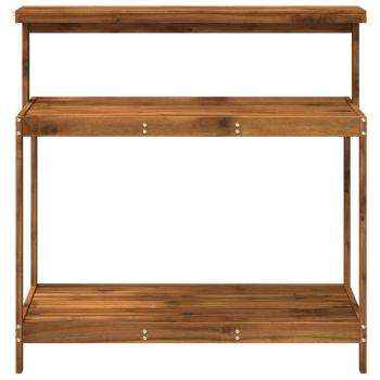 Outdoor Umtopfbank 111,5 x 48,5 x 107 cm Massivholz Akazie