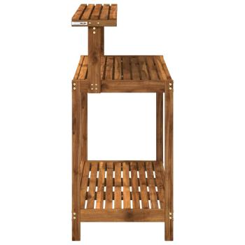Outdoor Umtopfbank 111,5 x 48,5 x 107 cm Massivholz Akazie