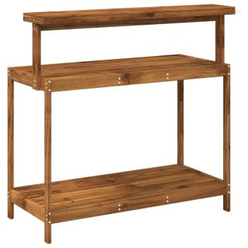 Outdoor Umtopfbank 111,5 x 48,5 x 107 cm Massivholz Akazie
