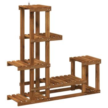 Pflanzenständer Natur 93,5 x 25 x 91,5 cm Massivholz Akazie