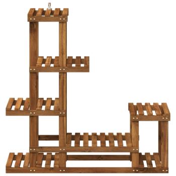 Pflanzenständer Natur 93,5 x 25 x 91,5 cm Massivholz Akazie