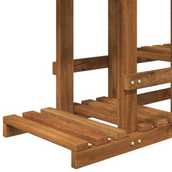 Pflanzenständer Natur 93,5 x 25 x 91,5 cm Massivholz Akazie