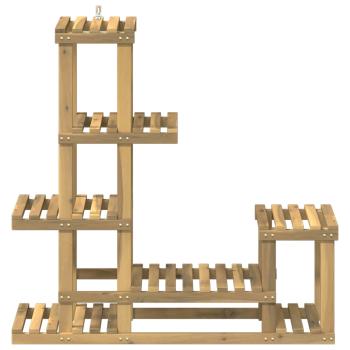 Pflanzenständer Weiß gewaschen 93,5 x 25 x 91,5 cm