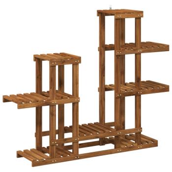 Pflanzenständer Natur 118 x 25 x 96,5 cm Massivholz Akazie