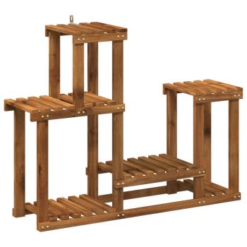 Pflanzenständer Natur 90 x 25 x 73 cm Massivholz Akazie