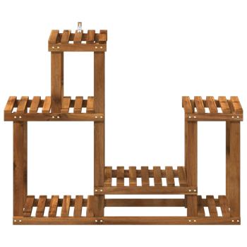 Pflanzenständer Natur 90 x 25 x 73 cm Massivholz Akazie