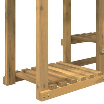 Pflanzenständer Weiß 90 x 25 x 73 cm Massivholz Akazie