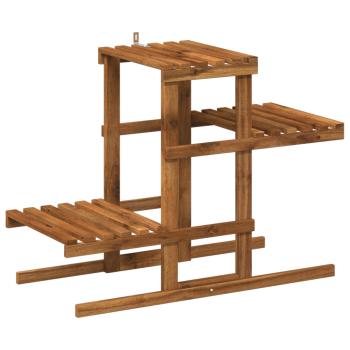 Pflanzenständer Natur 82 x 36 x 60 cm Massivholz Akazie