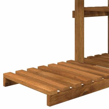 Pflanzenständer Natur 93 x 25 x 114,5 cm Massivholz Akazie