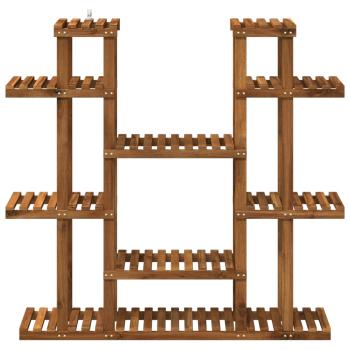Pflanzenständer Natur 123 x 25 x 114,5 cm Massivholz Akazie