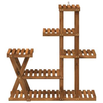 Pflanzenständer Natur 95 x 25 x 101,5 cm Massivholz Akazie