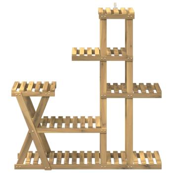 Pflanzenständer Weiß gewaschen 95 x 25 x 101,5 cm