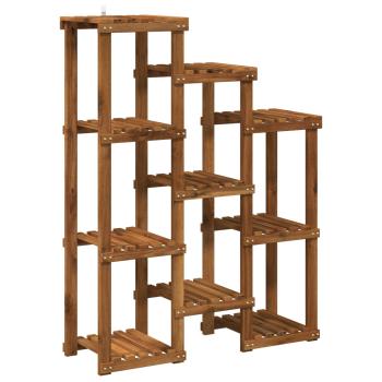 Pflanzenständer Natur 85 x 30 x 114,5 cm Massivholz Akazie