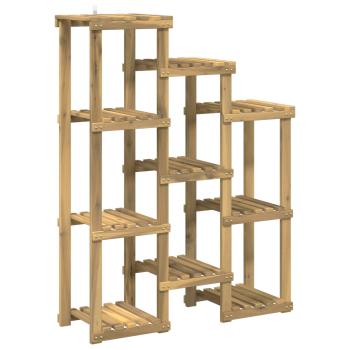 Pflanzenständer Weiß gewaschen 85 x 30 x 114,5 cm