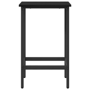 Barhocker Schwarze Eiche 40 x 32 x 74 cm Holzwerkstoff